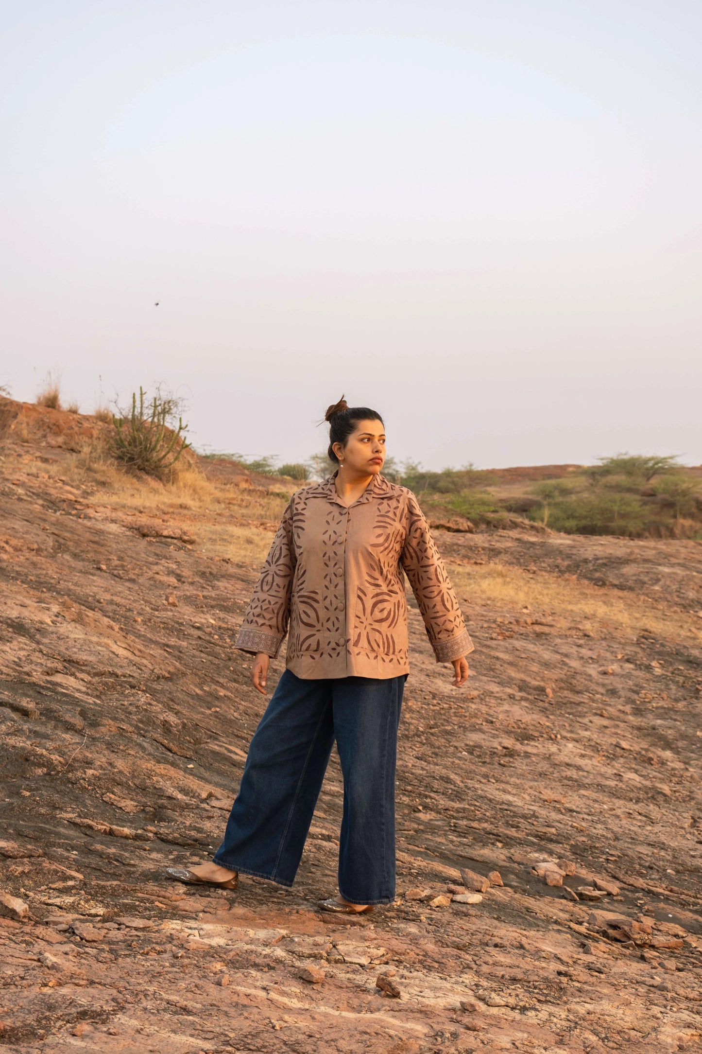 Amhara Applique Cosy Overlay - Earthy Clay