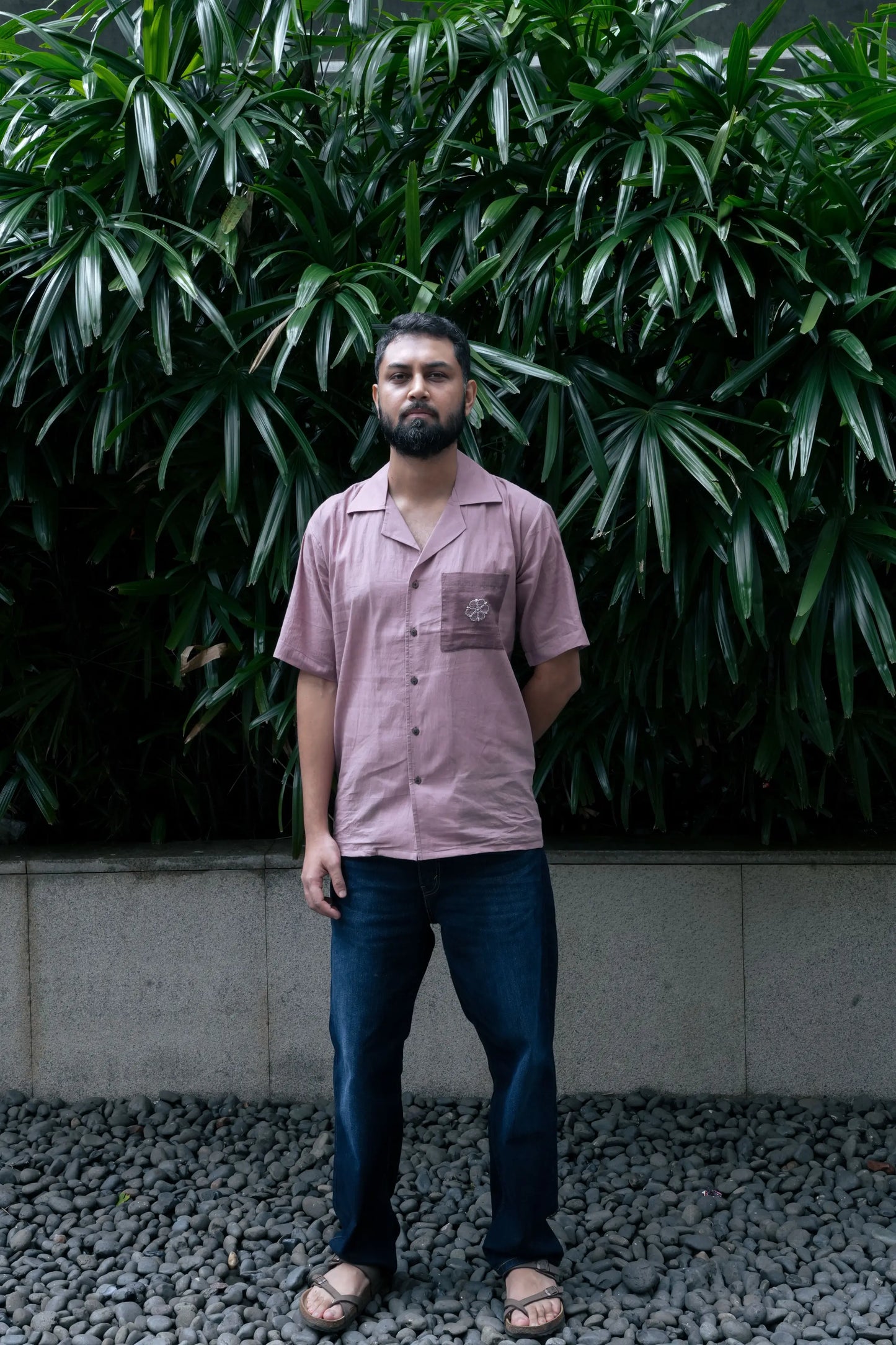 Amhara Unisex Chikankari Shirt - Terrarosa
